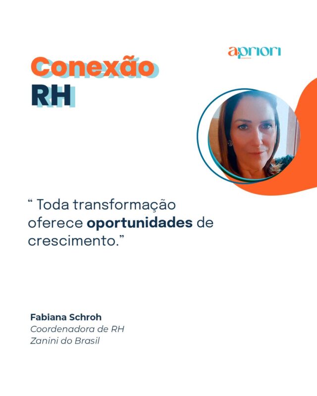 Fabiana Schroh, coordenadora de RH na Zanini do Brasil, destacou desafios importantes na gestão de pessoas, como a crescente superficialidade nas interações e o baixo comprometimento de parte dos profissionais, o que limita o potencial de inovação nas empresas.

Ela também ressaltou o impacto do choque geracional nas organizações, defendendo a importância de integrar diferentes perfis etários para promover ambientes colaborativos e produtivos. A dificuldade em encontrar mão de obra qualificada continua sendo uma dor do RH, agravada pela falta de profundidade em muitos candidatos.

Fabiana refletiu ainda sobre os efeitos da pandemia, que trouxe ganhos com a digitalização de treinamentos, mas também gerou uma sensação constante de urgência, alimentando a ansiedade nos ambientes corporativos.

Ela acredita que o foco será consolidar processos e manter avanços recentes, aproveitando o momento para colher os frutos das mudanças implementadas. Sua visão reforça a importância de equilíbrio entre inovação, integração e resiliência frente às exigências do mercado atual.

Esta entrevista faz parte de um projeto organizado por Caroline Oliveira, Coordenadora Comercial da Apriori RH, com o objetivo de levar insights estratégicos aos profissionais da área.

Quer ler a entrevista com Fabiana na íntegra?

Clica nos destaques!

#GestãoDePessoas #RH #LiderançaHumanizada