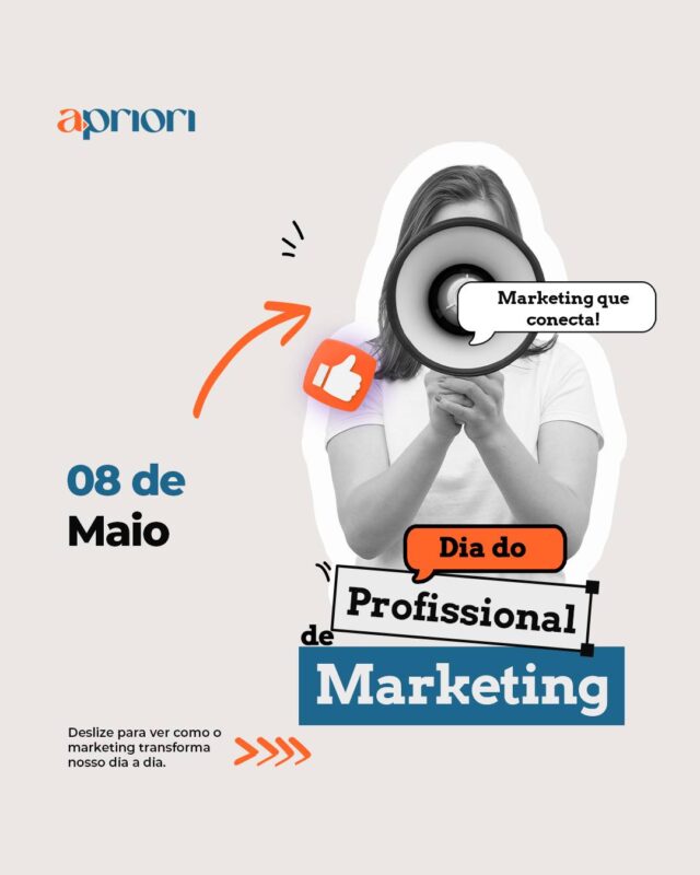 🎯 Hoje é Dia do Profissional de Marketing!

Por aqui, temos a sorte de contar com um time que vai muito além da criação de posts.

Eles cuidam do nosso site, produzem materiais incríveis, pensam em cada detalhe das divulgações de vagas e serviços, e garantem que a nossa comunicação chegue com clareza, propósito e impacto para clientes e candidatos.

São eles que ajudam a traduzir a essência da A Priori RH em cada campanha, post, arte e estratégia.

✨ Obrigado por movimentar nosso propósito com criatividade e consistência!

#DiadoProfissionaldeMarketing #MarketingEstratégico #RecrutamentoESeleção #APrioriRH #ComunicacaoQueConecta