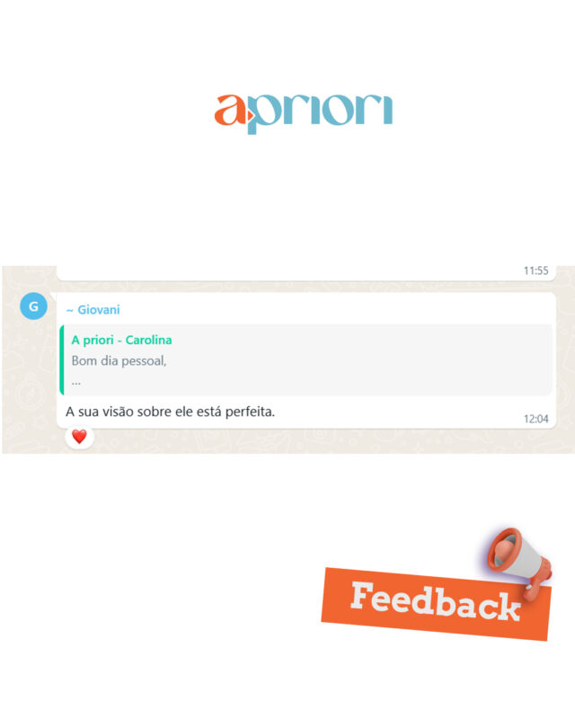 Nosso time brilhando! ✨

Recebemos um feedback incrível de um cliente sobre o excelente trabalho da @karol_ribeiroferm 

👏 Parabéns pela dedicação e profissionalismo, que fazem toda a diferença. Seguimos juntos, entregando excelência!

Quer saber mais sobre os serviços da Apriori?

Clica no link da BIO!

#rh #recrutamento #consultoria #vagas